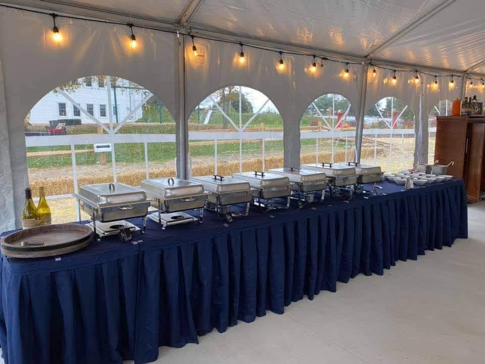 Table Skirting - Navy