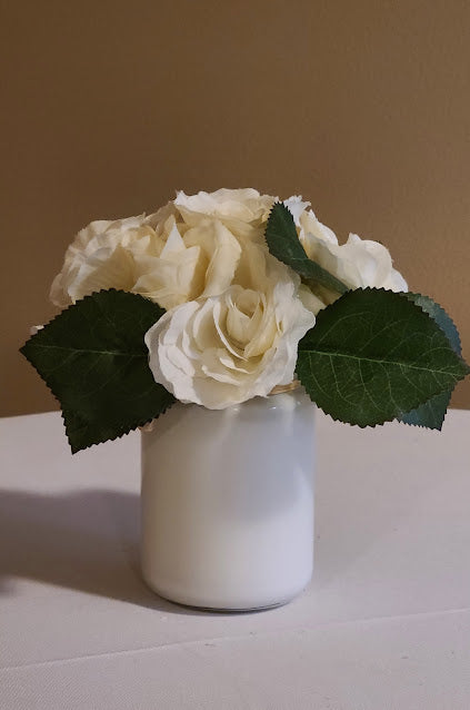 White Rose in a Jar